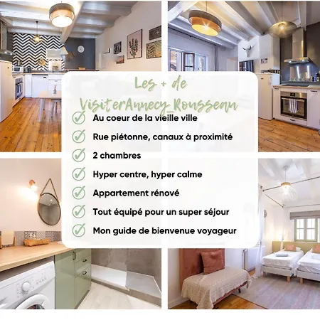 Bel Appartement, 2 Chambres, Coeur De Annecy